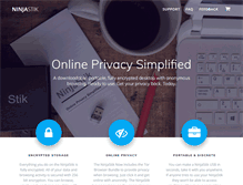 Tablet Screenshot of ninjastik.com
